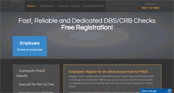 Desktop Screenshot of crb-checkonline.co.uk